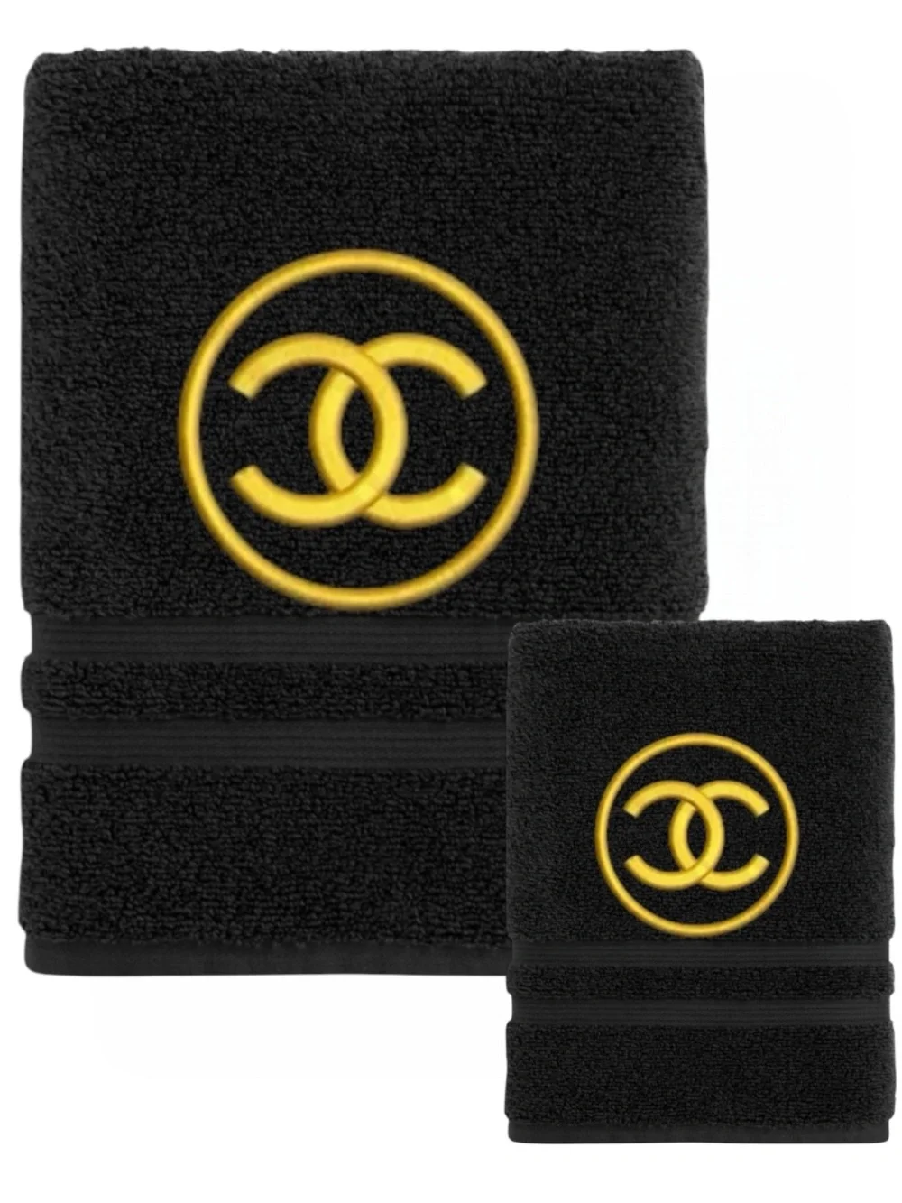 Personalized Embroidered Luxurious Bath Towel set 4 Monogrammed New